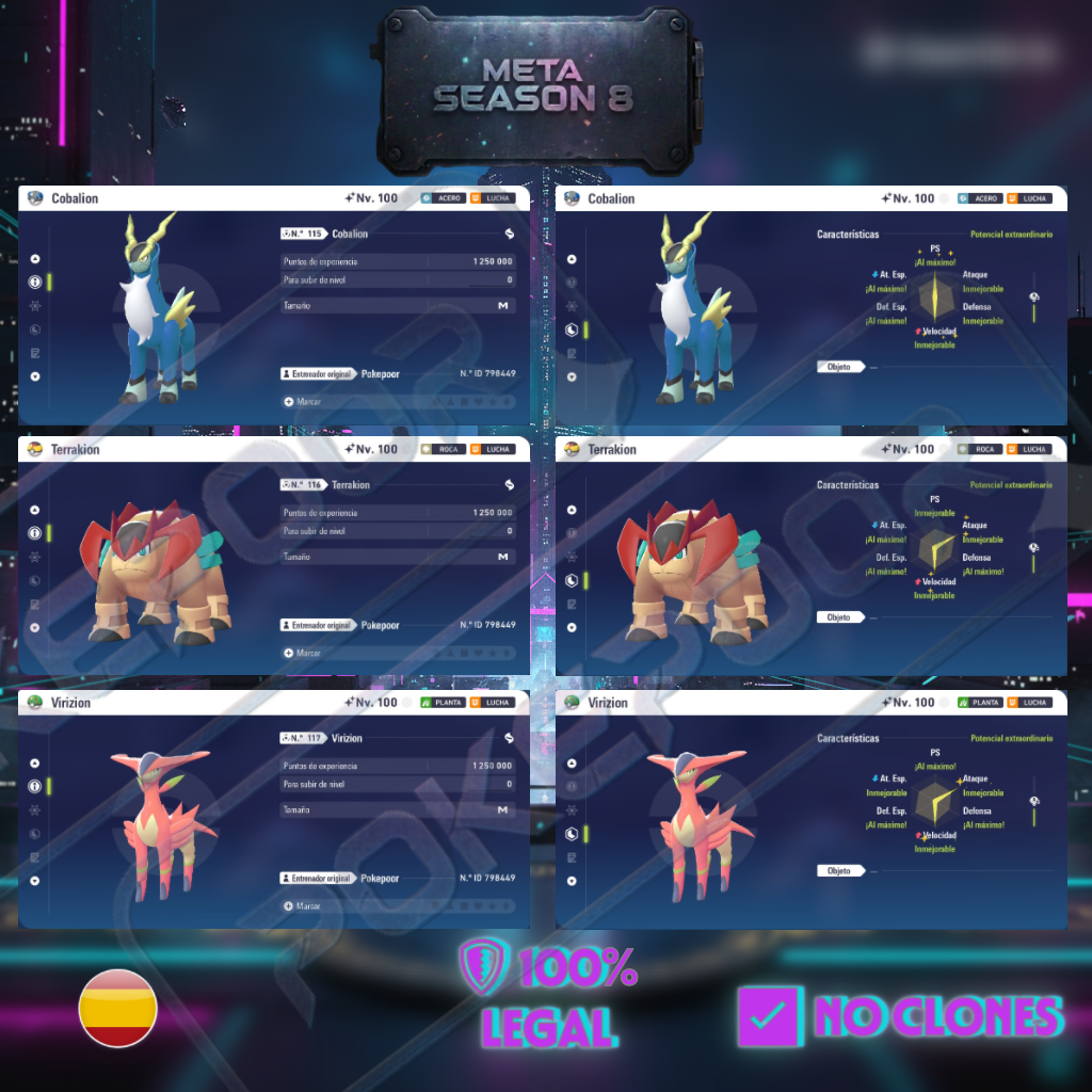 Pack Legendarios 3
